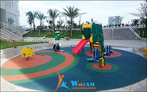 Winam cung cấp và lắp đặt Thiết bị sân chơi cho SORA Gardens (Bình Dương)