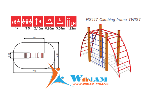 Thiết bị leo trèo - Winplay - RS117 TWIST