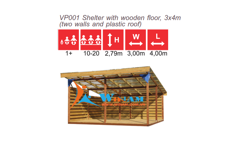 Nội thất ngoài trời - WinWorx- VP001 Shelter