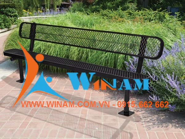 Bàn ghế công cộng - WinWorx - WA63 steel park bench