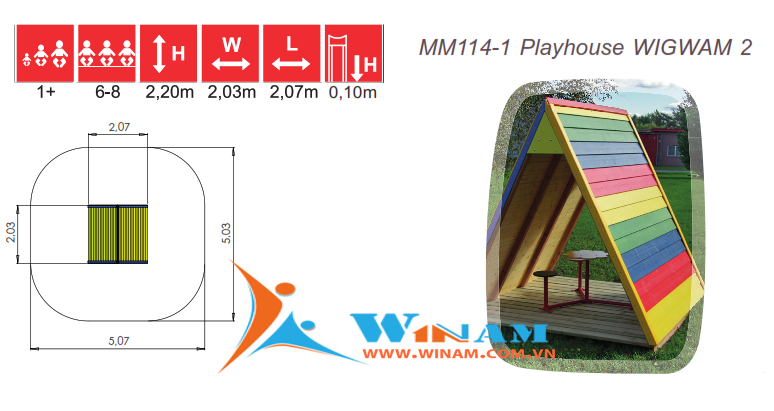 Playhouse - Winplay - MM114-1 WIGWAM 2