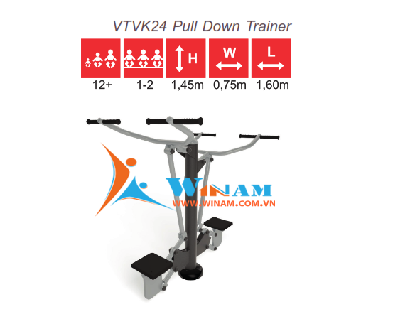 Thiết bị tập thể dục - WinFit - VTVK24 Pull Down Trainer