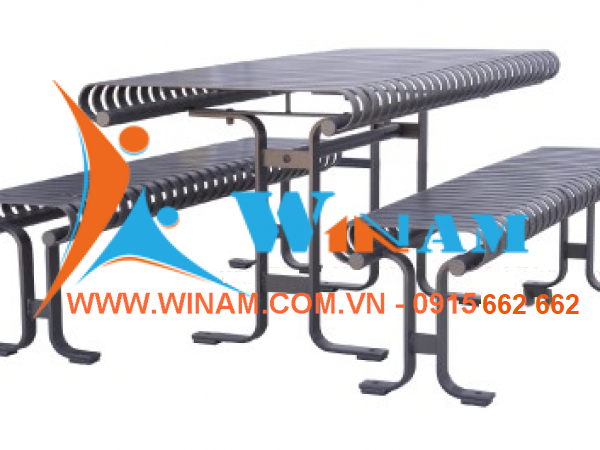 WinWorx - WAMT40 Street steel table and bench