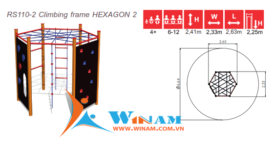 Thiết bị leo trèo - Winplay - RS110-2 HEXAGON 2