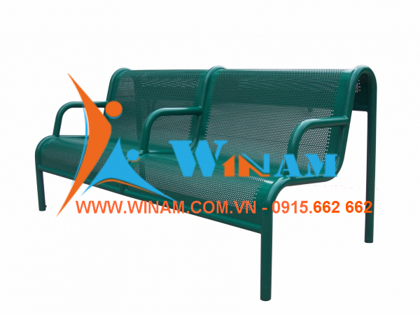 Bàn ghế công cộng - WinWorx - WA49 high back steel park bench