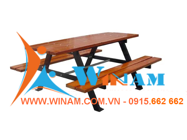WinWorx - WATB15 wood table and bench set