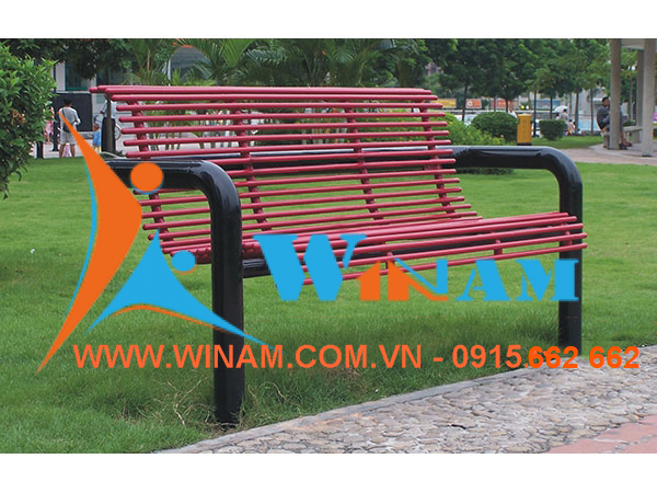 Bàn ghế công cộng - WinWorx - WA37- Metal frame beach bench