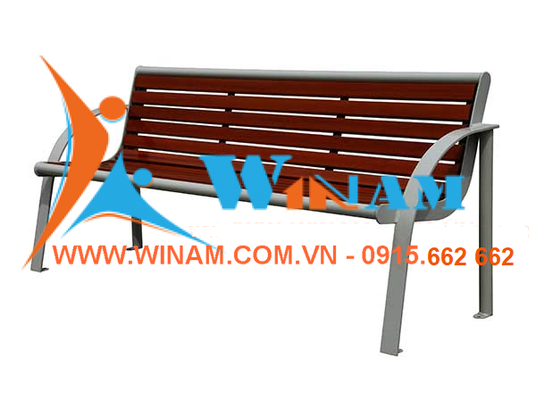 Bàn ghế công cộng - WinWorx - WAFW45 wood bench for public