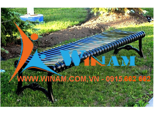 Bàn ghế công cộng - WinWorx - WA20- Park furniture outdoor long park bench