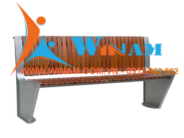 Bàn ghế công cộng - WinWorx - WAFW55 Outdoor public bench with backrest