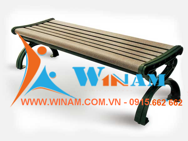 Bàn ghế công cộng - WinWorx - WAFW12 backless wooden bench