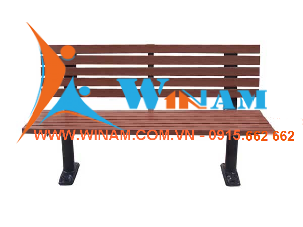 Bàn ghế công cộng - WinWorx - WAFW35 wooden bench with back