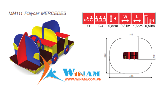 Xe hơi mô hình - Winplay - MM111 MERCEDES