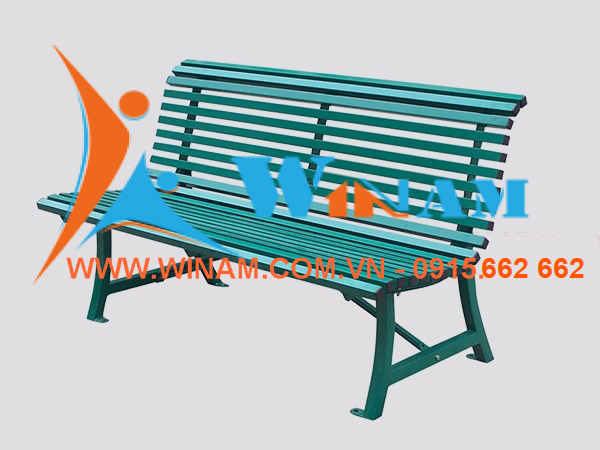 Bàn ghế công cộng - WinWorx - WA27- Garden steel backrest bench