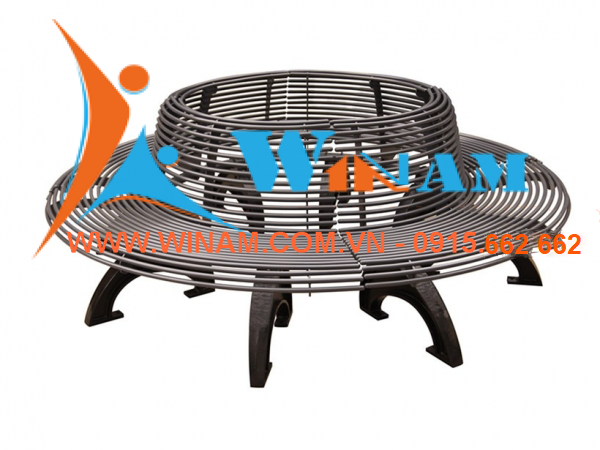 Bàn ghế công cộng - WinWorx - WA56 Steel tree bench