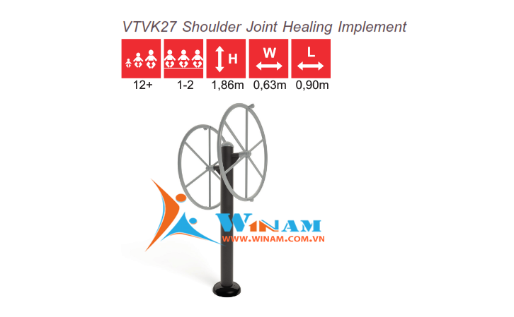 Thiết bị tập thể dục - WinFit - VTVK27 Shoulder Joint Healing Implement