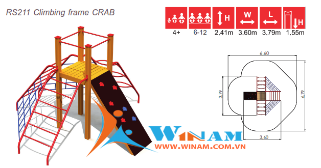 Thiết bị leo trèo - Winplay - RS211 CRAB
