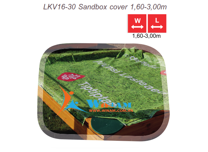 Bồn chứa cát - Winplay - LKV16-30 Sandbox cover