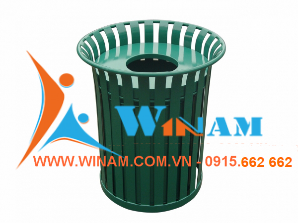 Thùng rác công viên - WINWORX - WABS11 outdoor steel trash bin