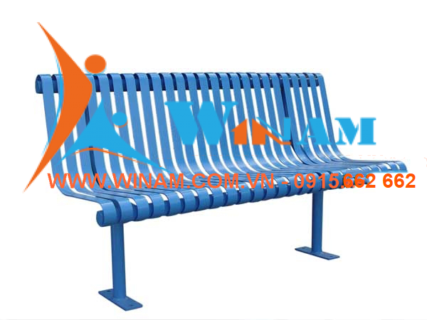 Bàn ghế công cộng - WinWorx - WA21-flat steel outdoor bench