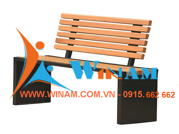 Bàn ghế công cộng - WinWorx - WAFW21 street outdoor wooden bench