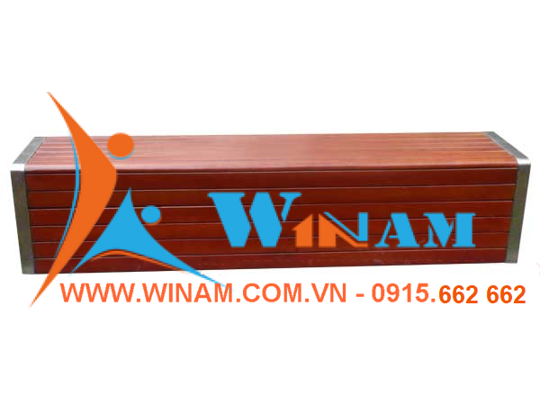 Bàn ghế công cộng - WinWorx - WAFW17 simple wooden bench design